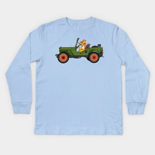 Jeep Animal Kids Long Sleeve T-Shirt